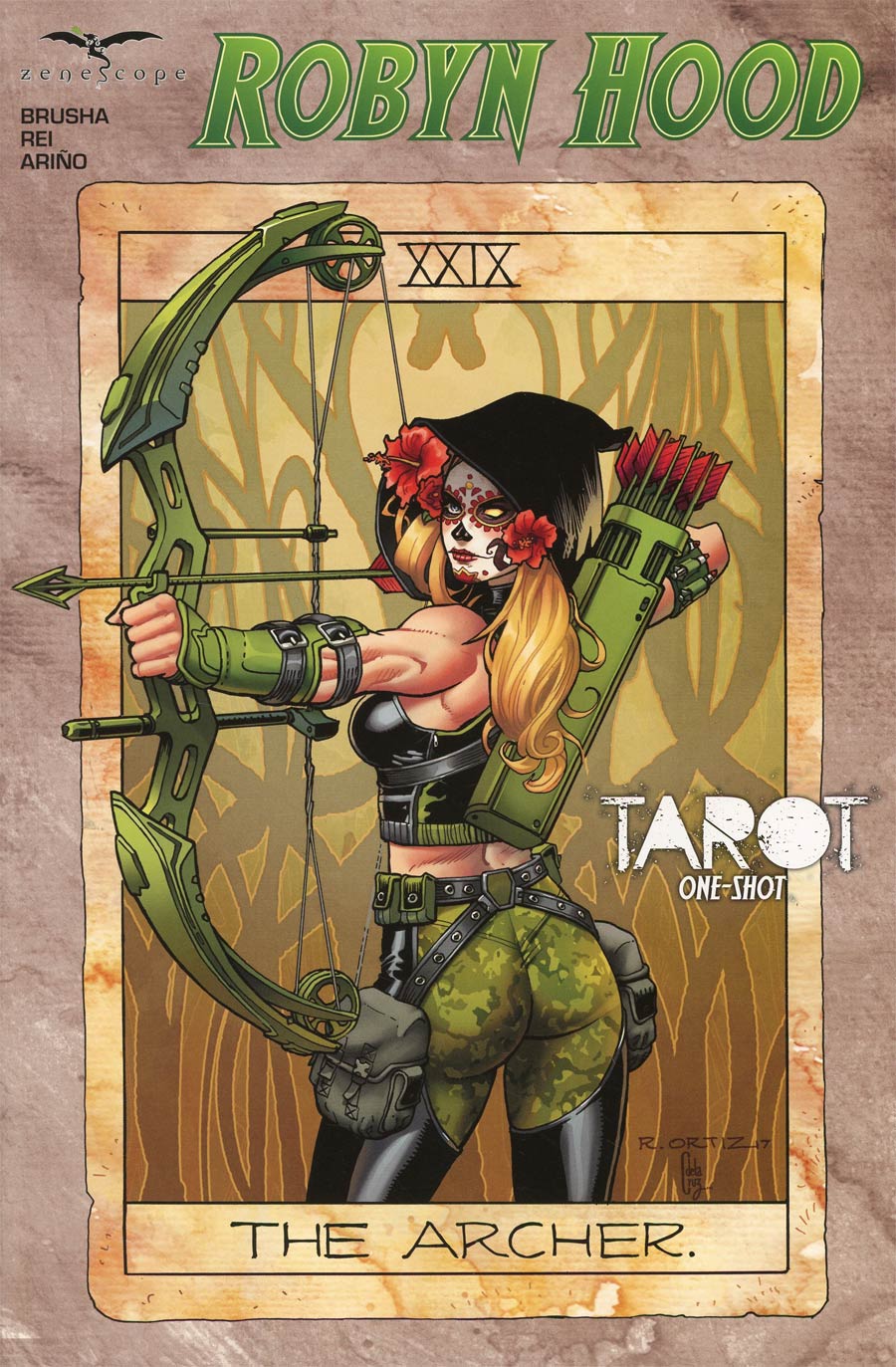 Grimm Fairy Tales Presents Robyn Hood Tarot One Shot Cover C Richard Ortiz