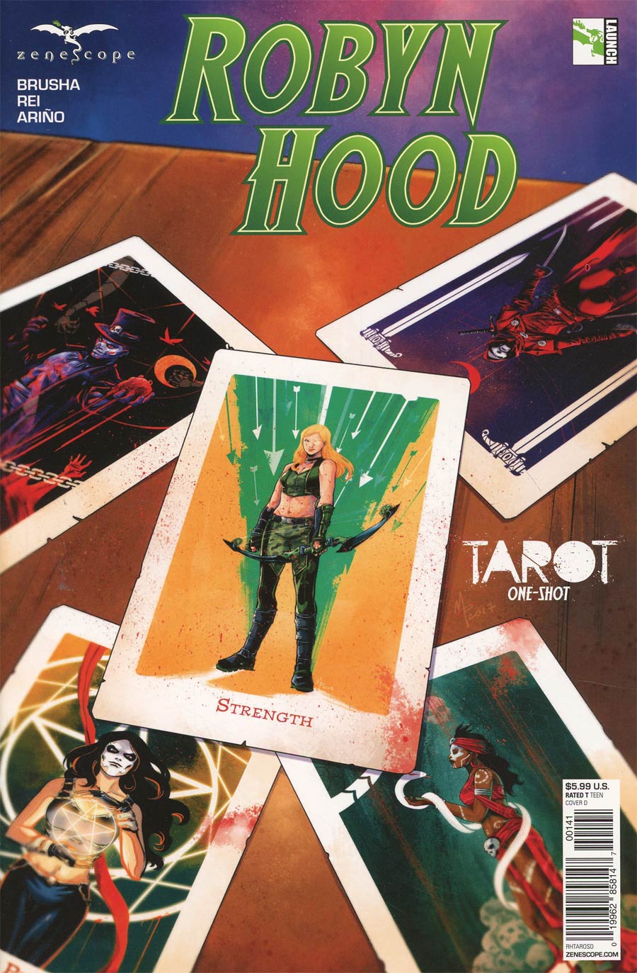 Grimm Fairy Tales Presents Robyn Hood Tarot One Shot Cover D Manuel Preitano