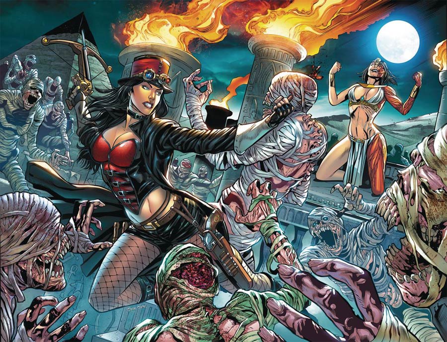 Grimm Fairy Tales Presents Van Helsing vs The Mummy Of Amun-Ra #6 Cover A Igor Lima Connecting