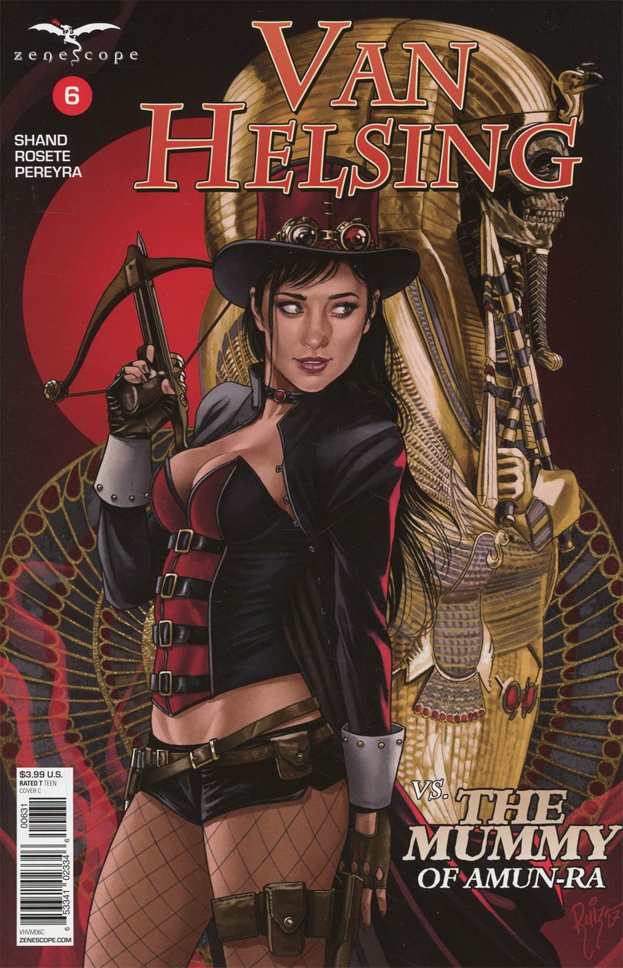 Grimm Fairy Tales Presents Van Helsing vs The Mummy Of Amun-Ra #6 Cover C Juan Carlos Ruiz