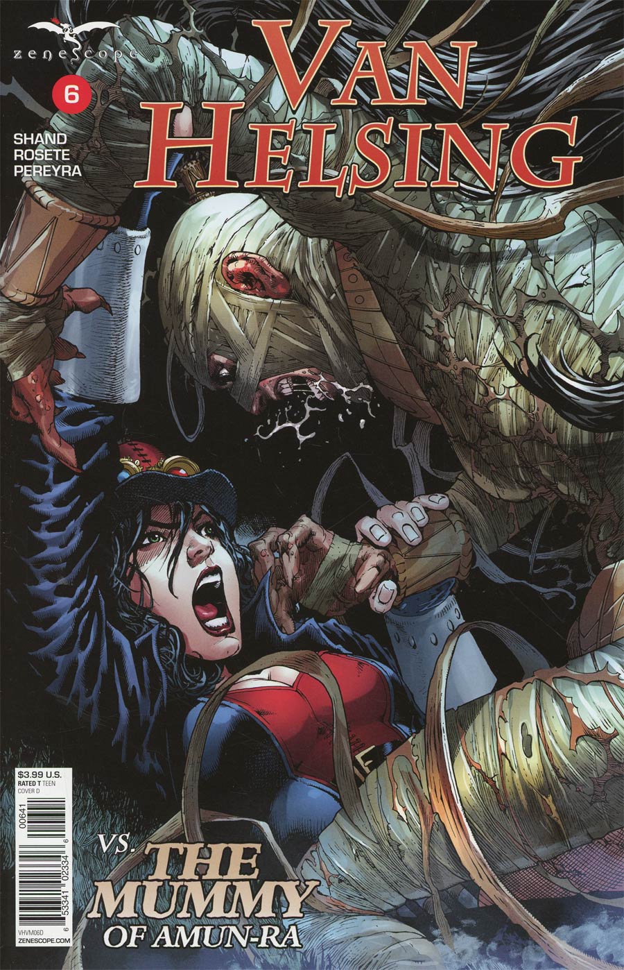 Grimm Fairy Tales Presents Van Helsing vs The Mummy Of Amun-Ra #6 Cover D Netho Diaz