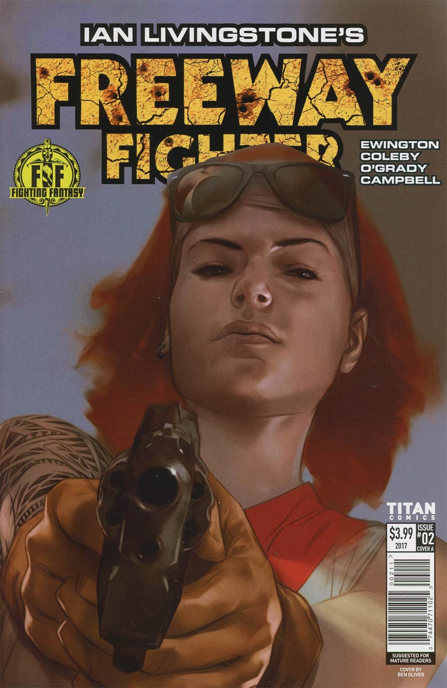 Ian Livingstones Freeway Fighter #2 Cover A Regular Ben Oliver Cover