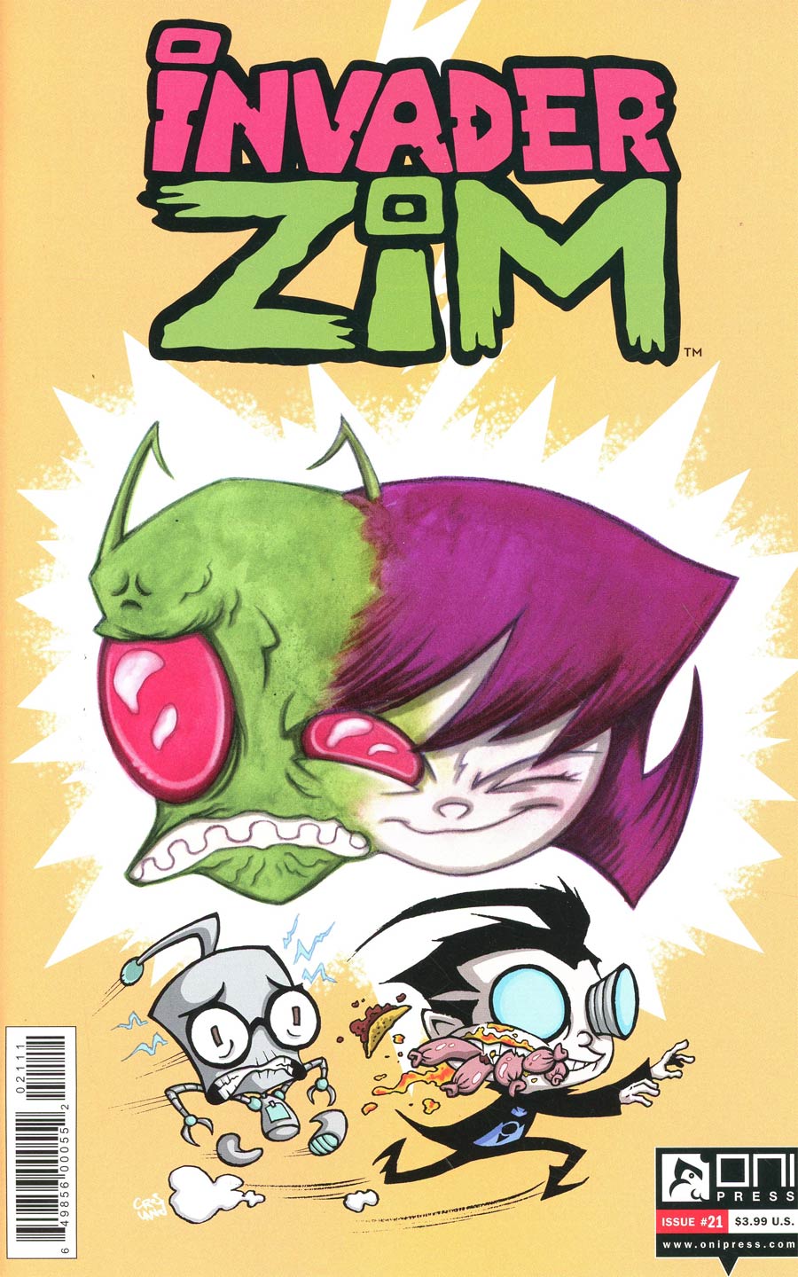 Invader Zim #21 Cover A Regular Warren Wucinich Cover