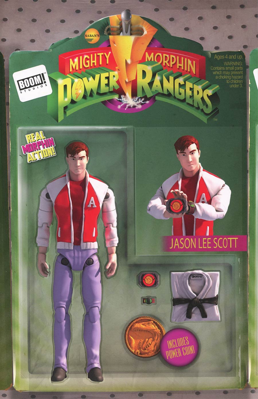 Mighty Morphin Power Rangers (BOOM Studios) #16 Cover B Variant Haskell Mackowski Action Figure Cover