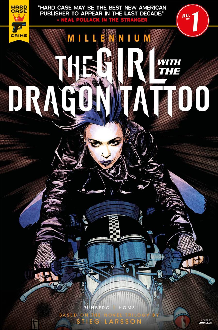 Hard Case Crime Millennium Girl With The Dragon Tattoo #1 Cover B Variant Tomm Coker Cover