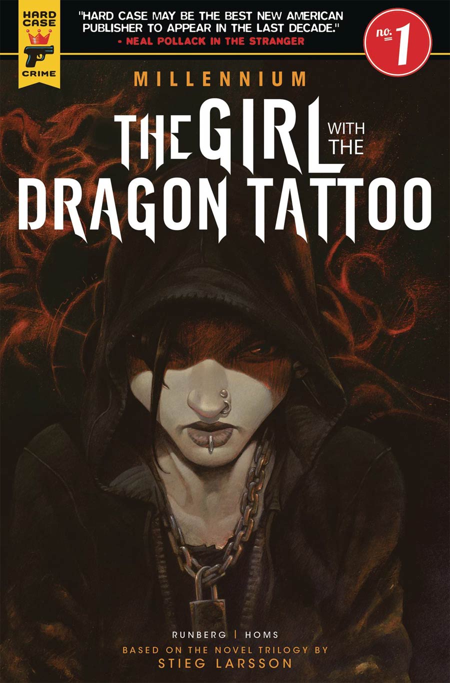 Hard Case Crime Millennium Girl With The Dragon Tattoo #1 Cover D Variant Book Cover