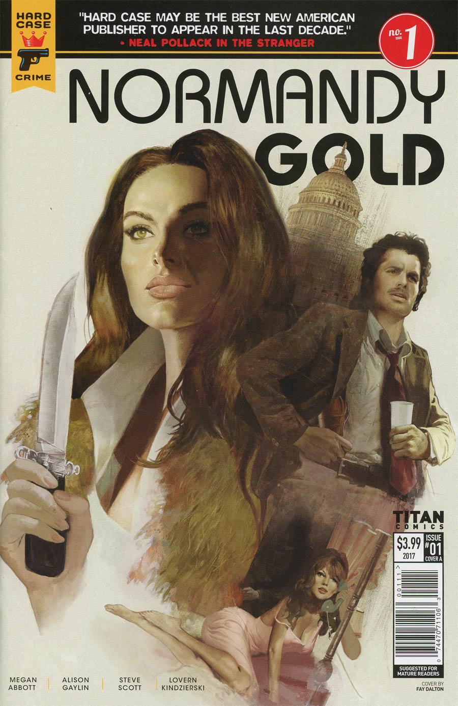 Hard Case Crime Normandy Gold #1 Cover A Regular Fay Dalton Cover