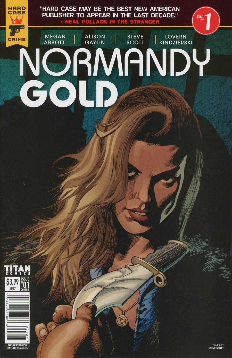 Hard Case Crime Normandy Gold #1 Cover B Variant Steve Scott Cover