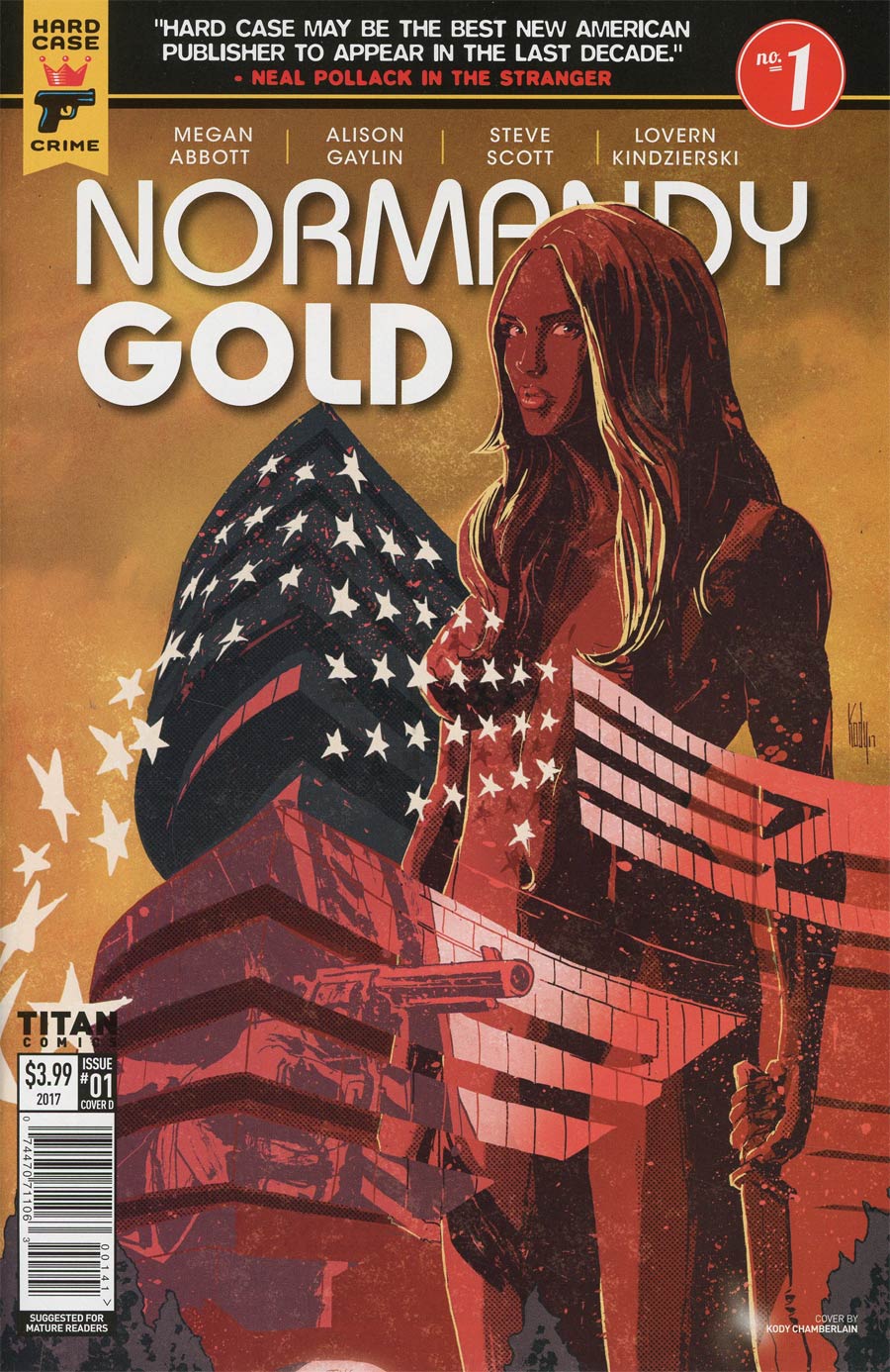 Hard Case Crime Normandy Gold #1 Cover D Variant Kody Chamberlain Cover