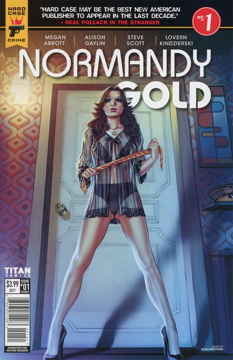 Hard Case Crime Normandy Gold #1 Cover E Variant Elias Chatzoudis Cover