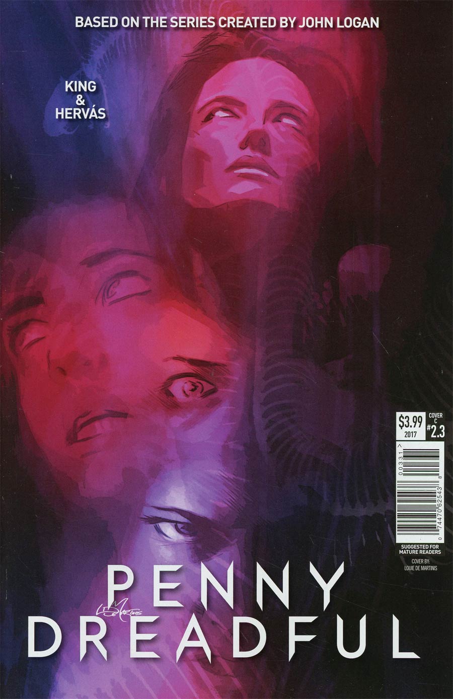 Penny Dreadful Vol 2 #3 Cover C Variant Louie De Martinis Cover