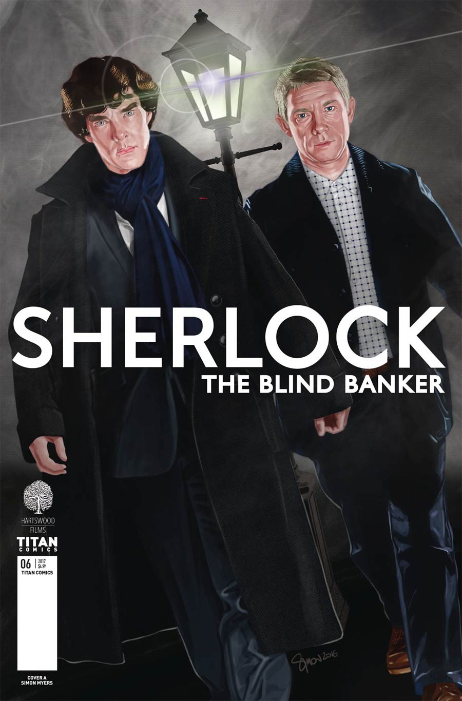 Sherlock Blind Banker #6 Cover C Variant Simon Myers Cover
