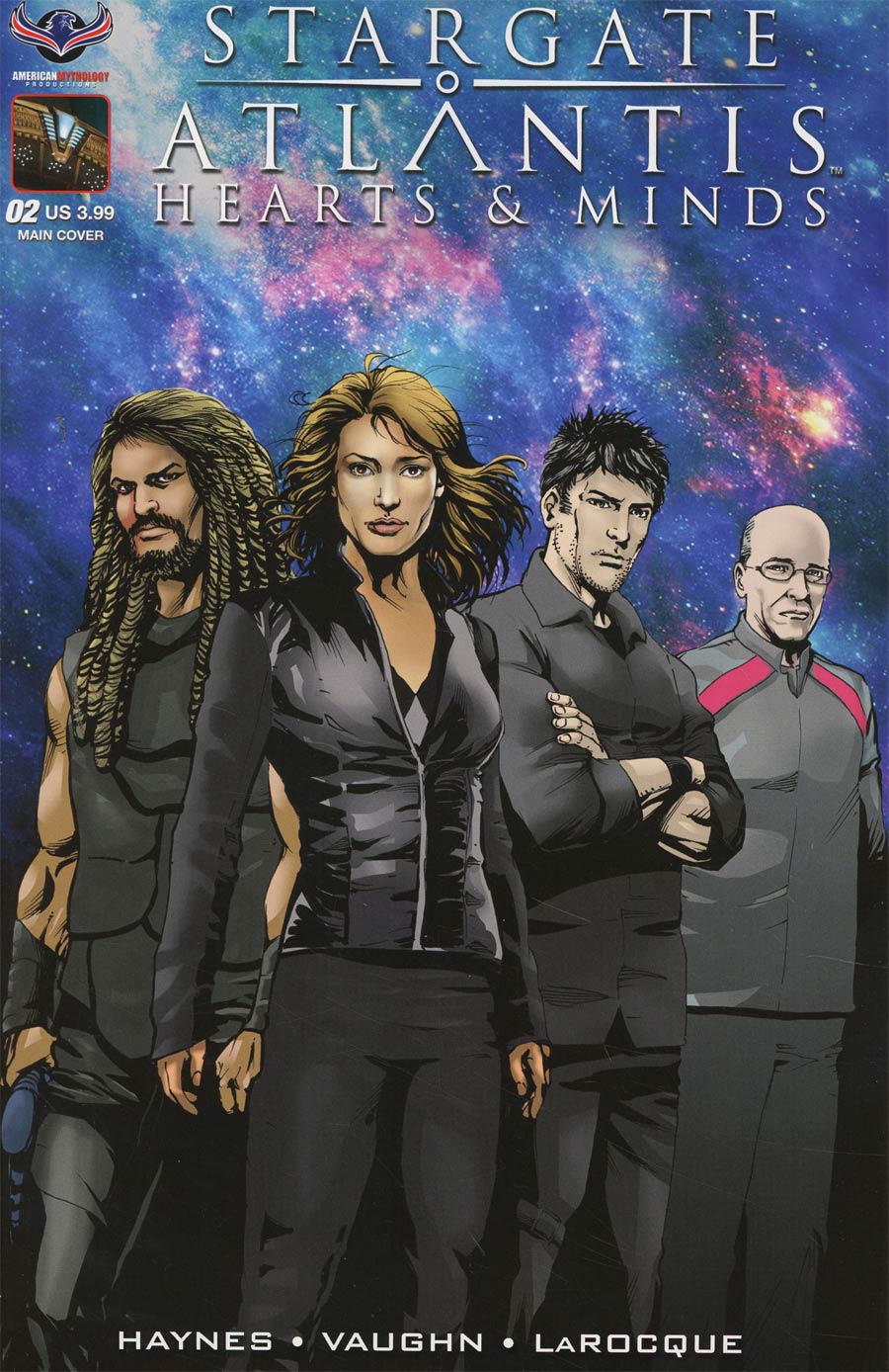 Stargate Atlantis Hearts & Minds #2 Cover A Regular Greg LaRocque Cover