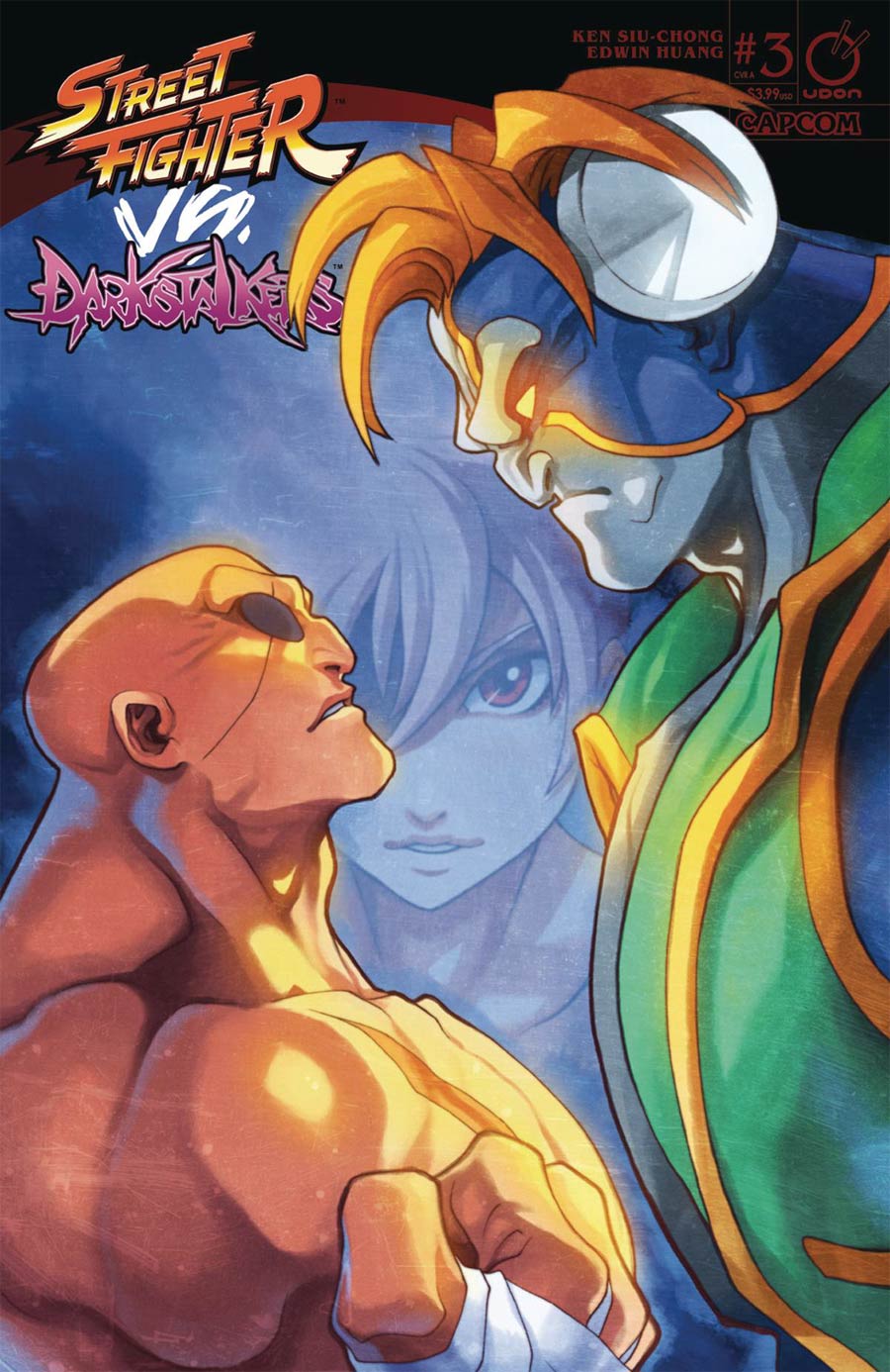 Street Fighter vs Darkstalkers #3 Cover A Regular Edwin Huang Story Cover