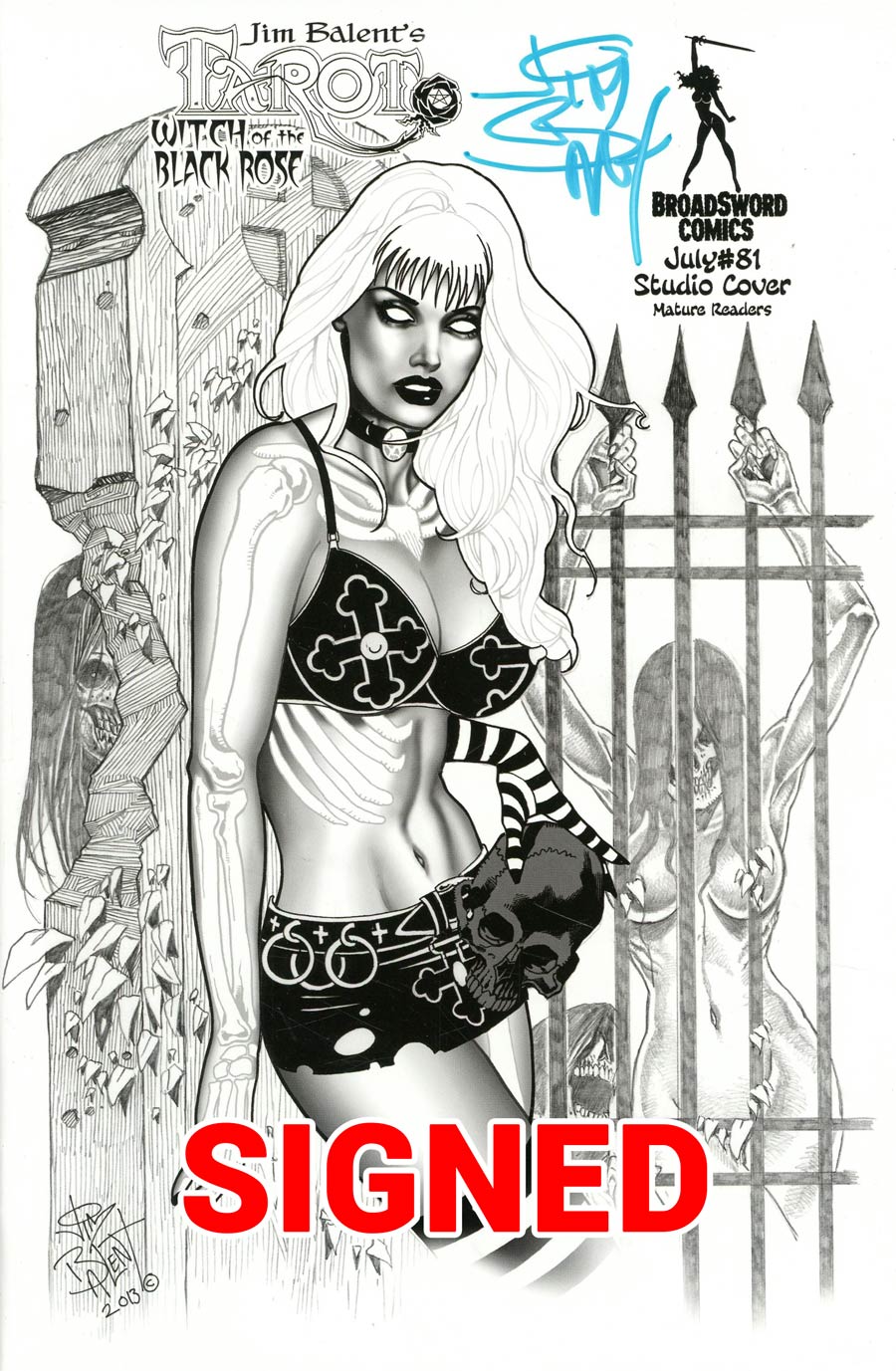 Tarot Witch Of The Black Rose #81 Cover E Studio Deluxe Edition