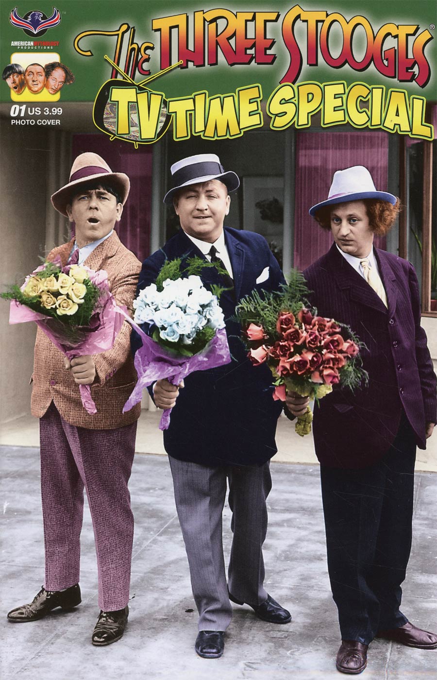 Three Stooges TV Time Cover C Variant Photo Cover