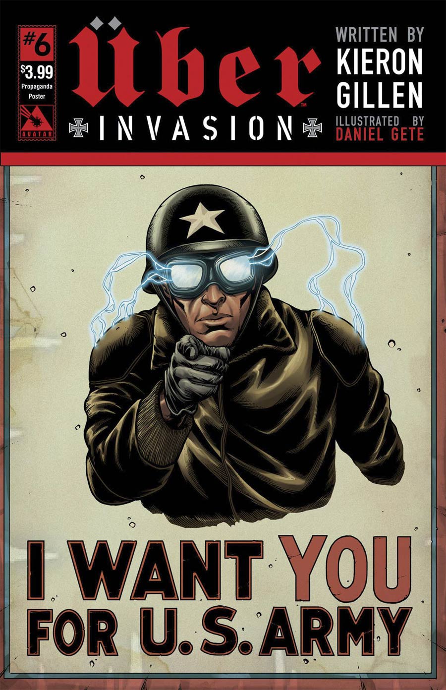 Uber Invasion #6 Cover D Propaganda Poster Cover