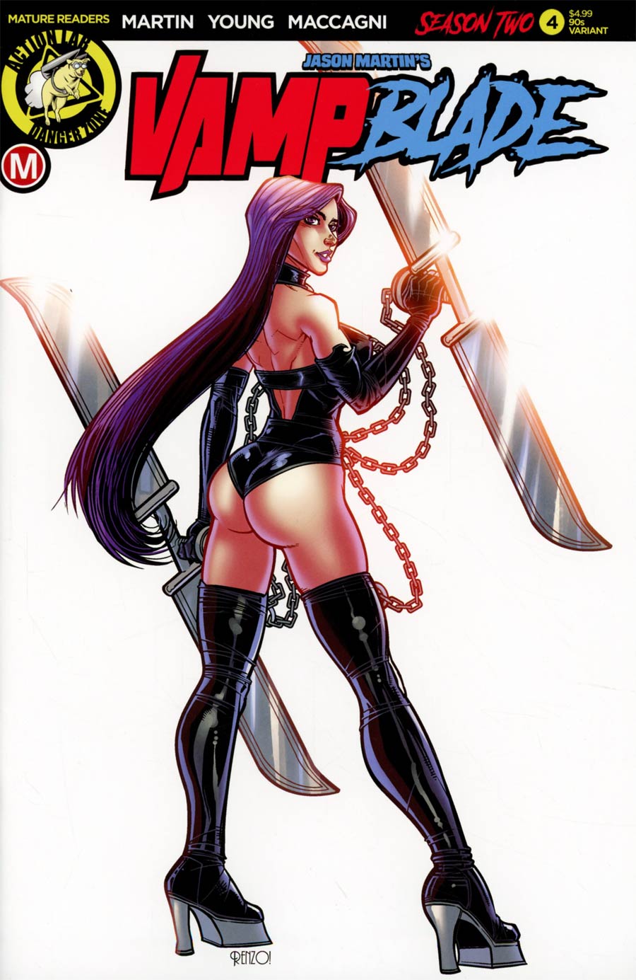 Vampblade Season 2 #4 Cover E Variant Renzo Rodriguez 90s Cover