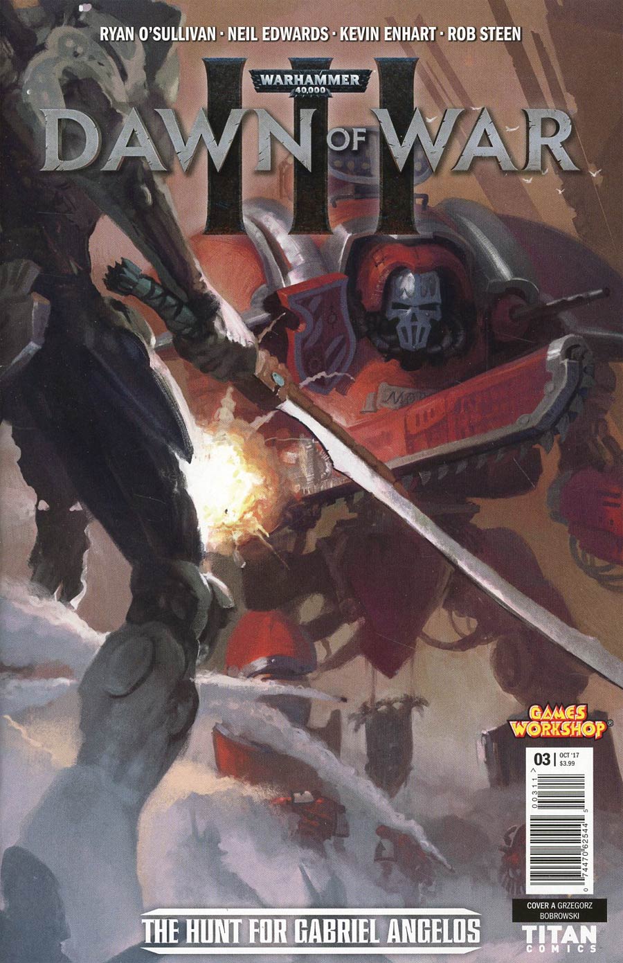 Warhammer 40000 Dawn Of War III #3 Cover A Regular Grzegorz Brobrowski Cover