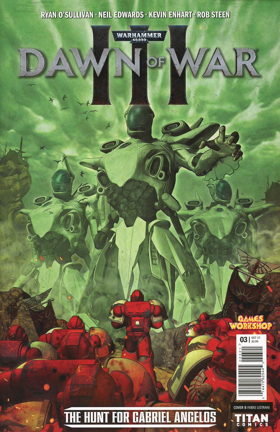 Warhammer 40000 Dawn Of War III #3 Cover B Variant Fabio Listrani Cover