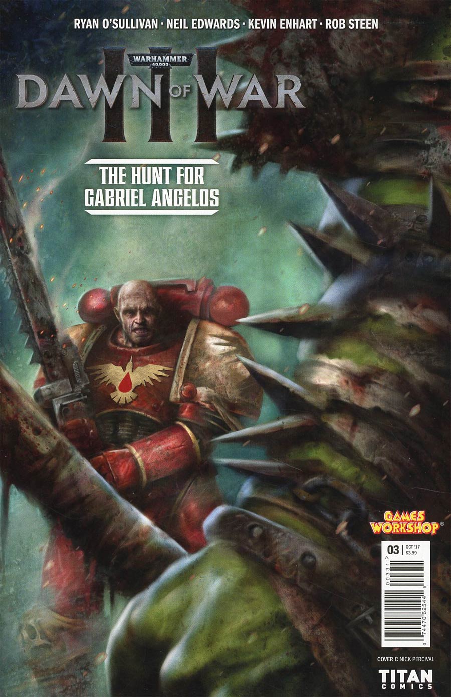 Warhammer 40000 Dawn Of War III #3 Cover C Variant Nick Percival Cover