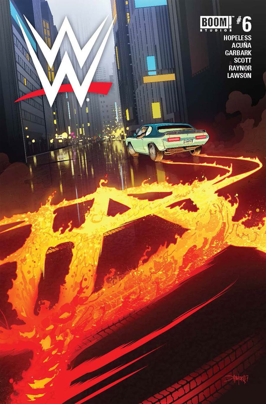 WWE #6 Cover A Regular Dan Mora Cover