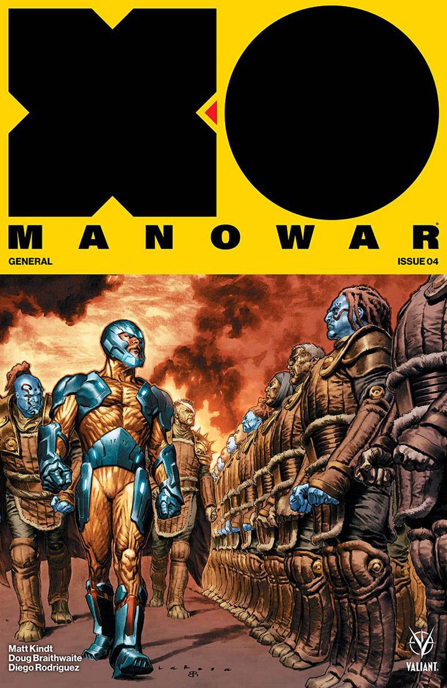 X-O Manowar Vol 4 #4 Cover A Regular Lewis Larosa Cover