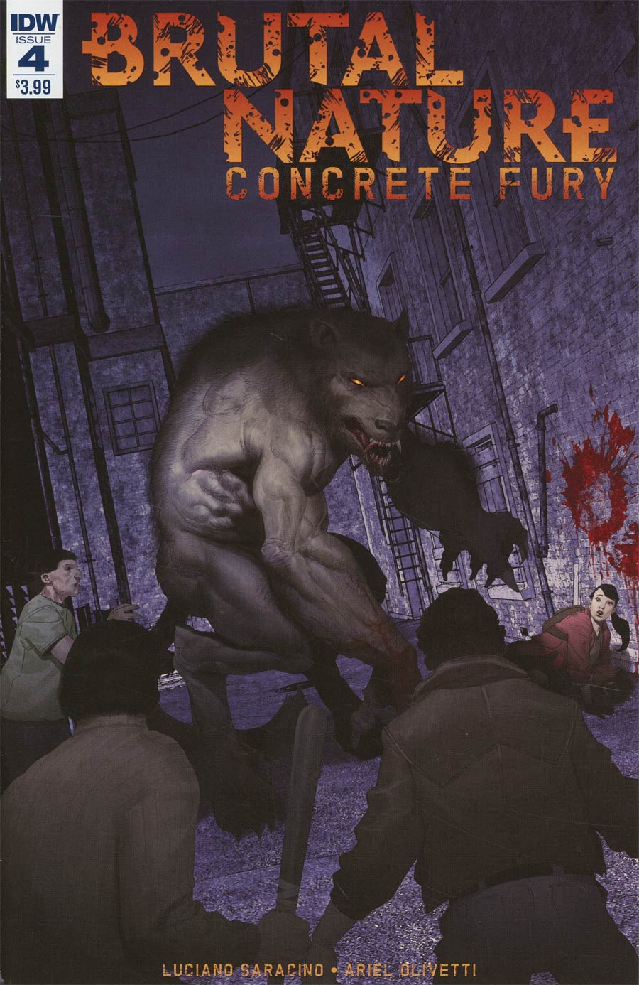 Brutal Nature Concrete Fury #4 Cover A Regular Ariel Olivetti Cover