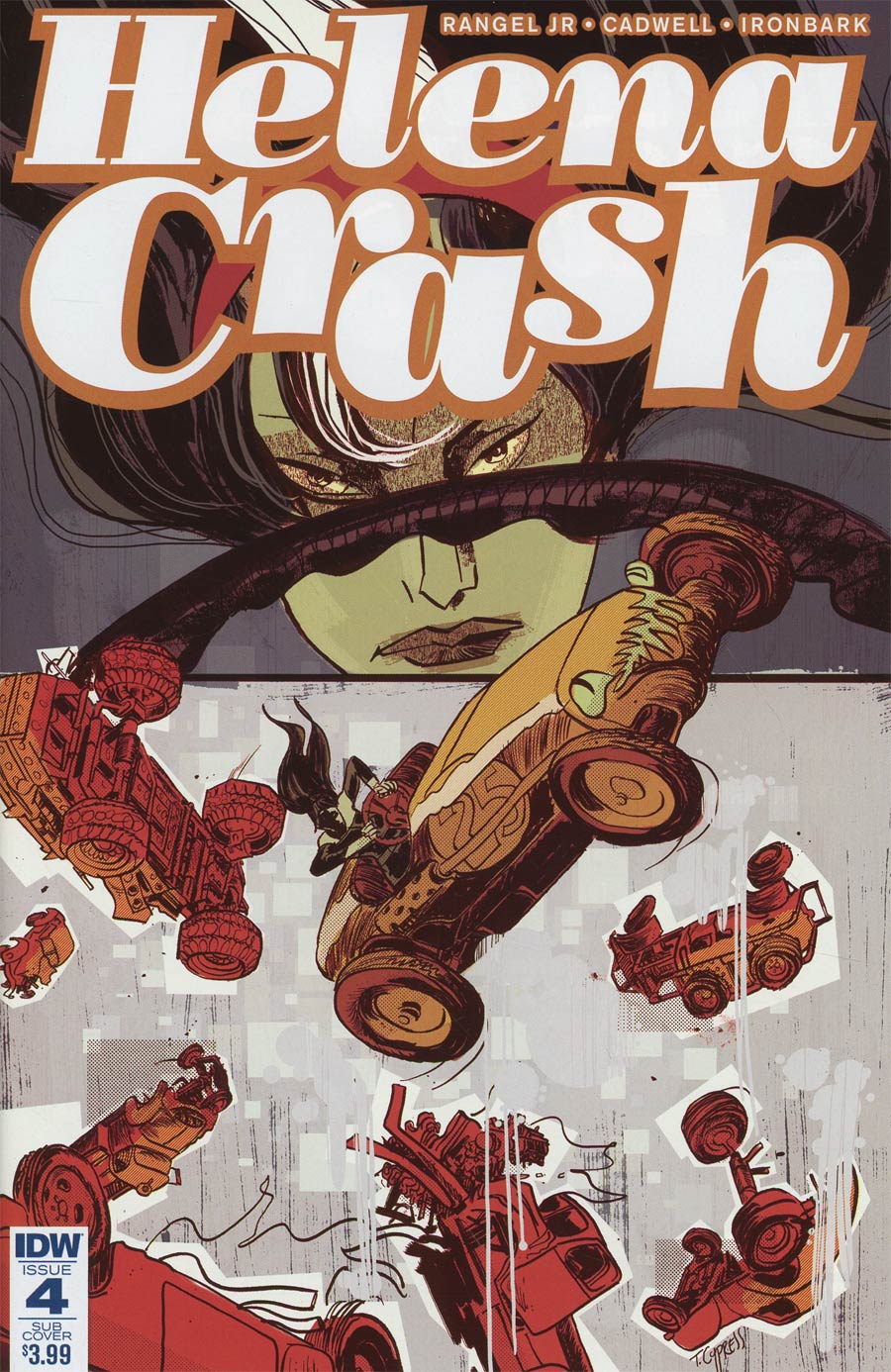 Helena Crash #4 Cover B Variant Toby Cypress Subscription Cover