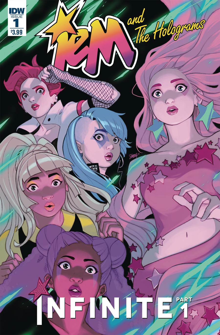 Jem And The Holograms Infinite #1 Cover A Regular Stacey Lee Cover (Infinite Part 1)