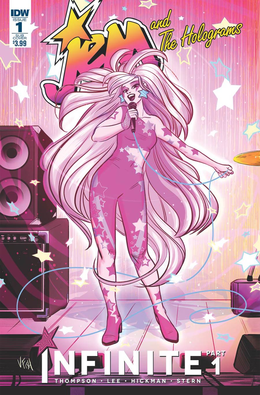 Jem And The Holograms Infinite #1 Cover B Variant Veronica Fish Subscription Cover (Infinite Part 1)