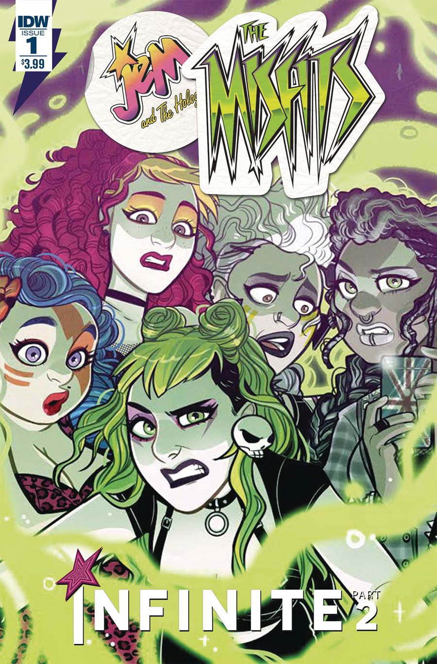 Jem And The Holograms Misfits Infinite #1 Cover A Regular Jenn St-Onge Cover (Infinite Part 2)