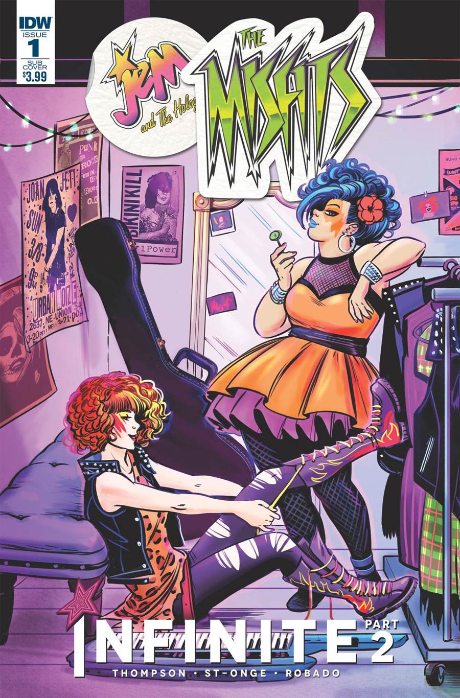 Jem And The Holograms Misfits Infinite #1 Cover B Variant Veronica Fish Subscription Cover (Infinite Part 2)