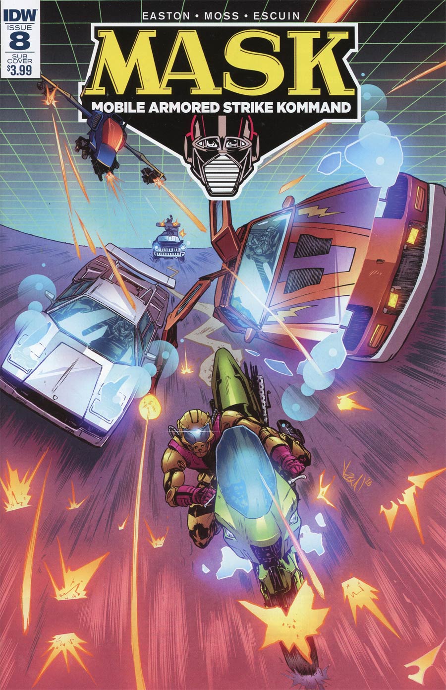 M.A.S.K. Mobile Armored Strike Kommand #8 Cover C Variant Vincenzo Federici Subscription Cover
