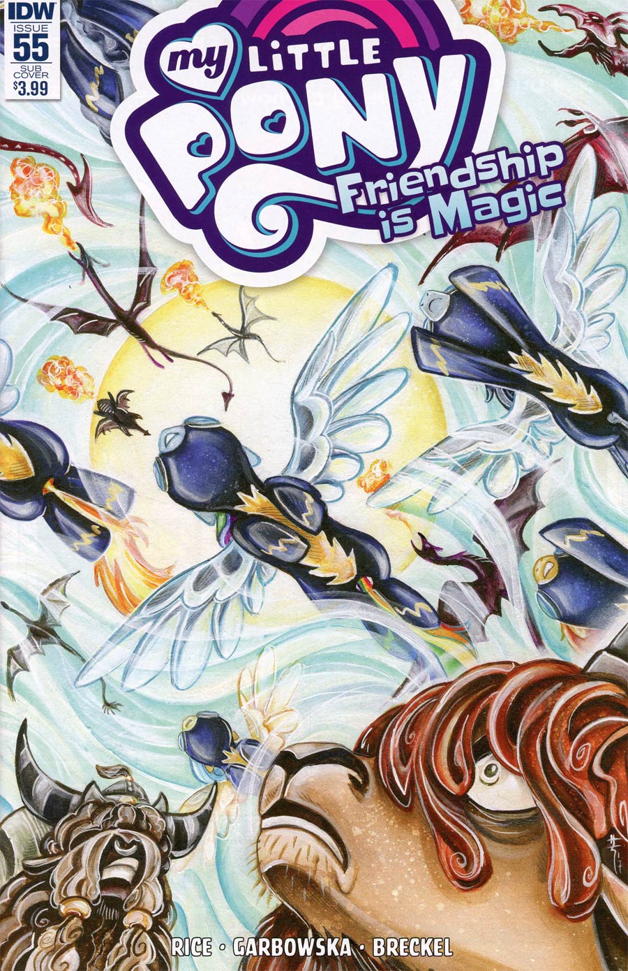 My Little Pony Friendship Is Magic #55 Cover B Variant Sara Richard Subscription Cover