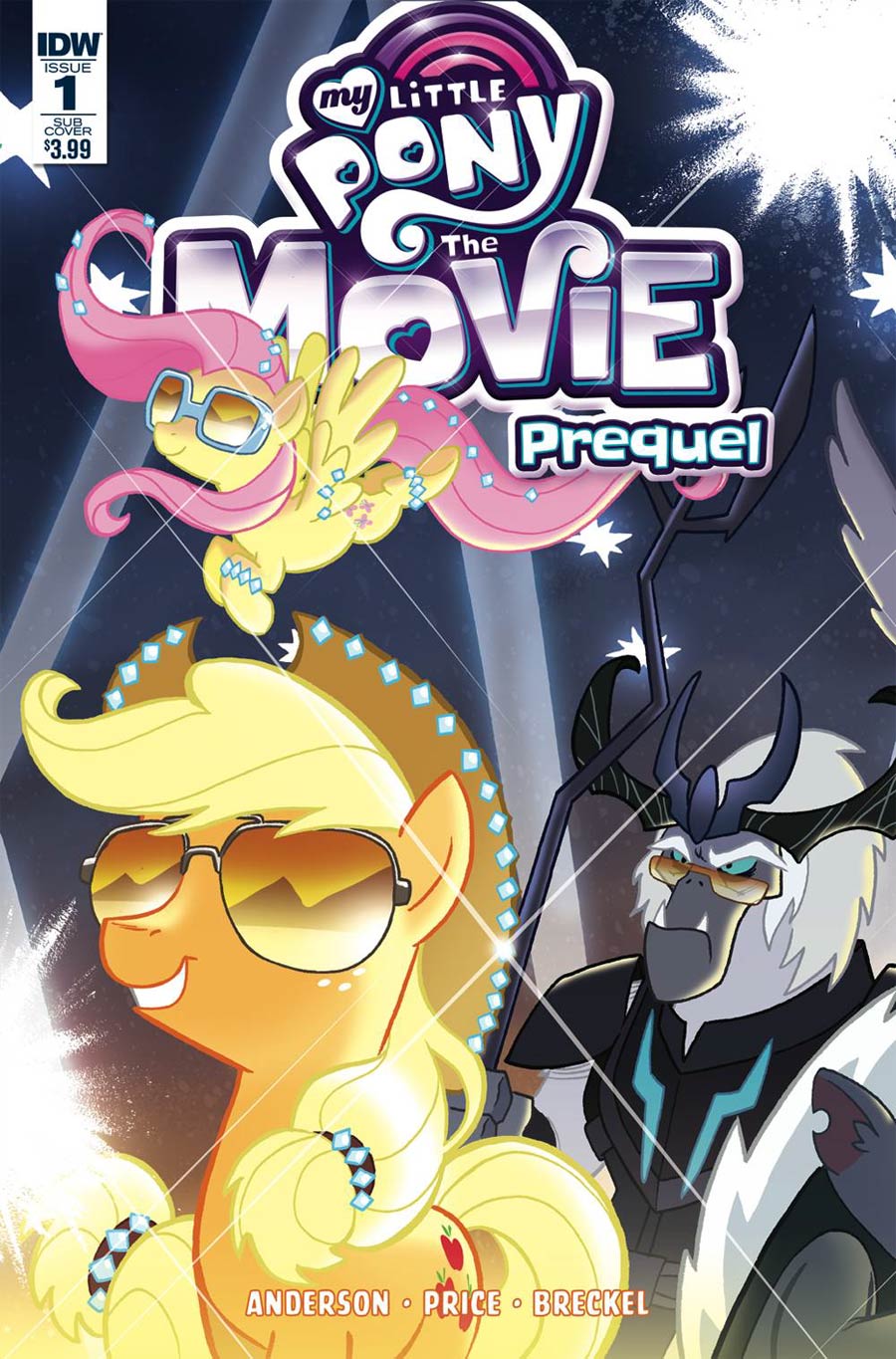 My Little Pony Movie Prequel #1 Cover B Variant Tony Fleecs Subscription Cover