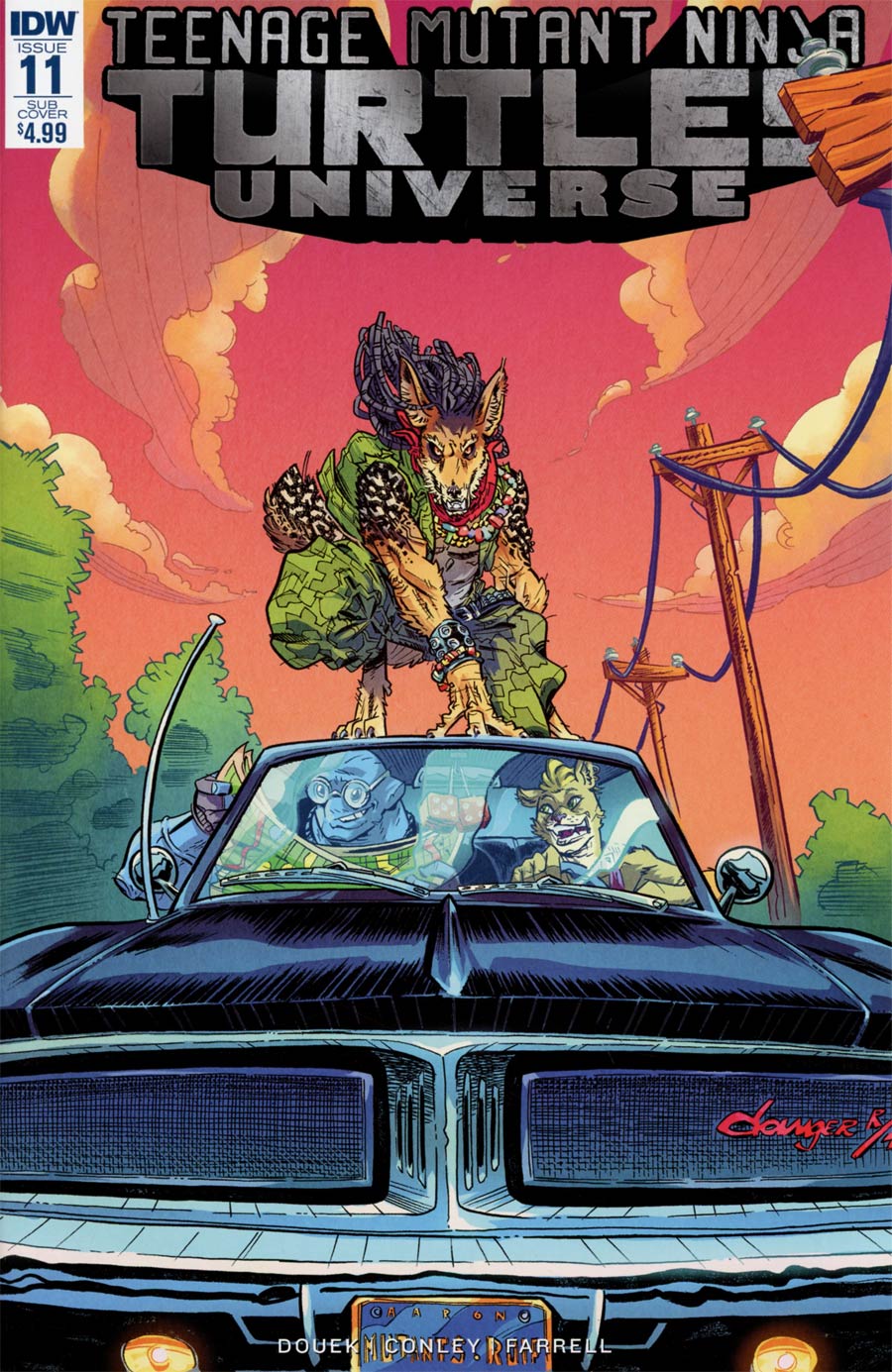 Teenage Mutant Ninja Turtles Universe #11 Cover B Variant Aaron Conley Subscription Cover