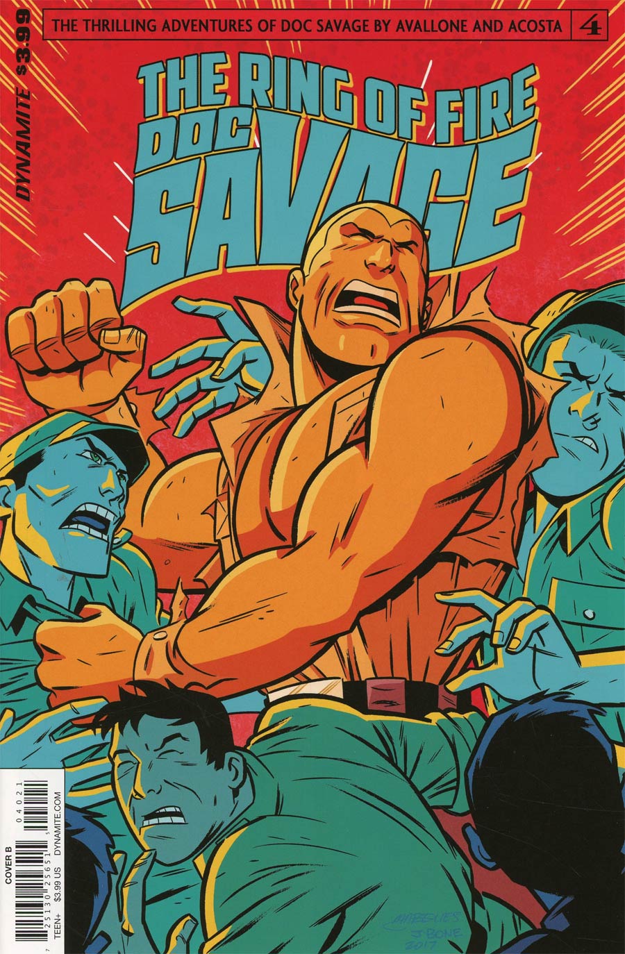 Doc Savage Ring Of Fire #4 Cover B Variant Anthony Marques Cover