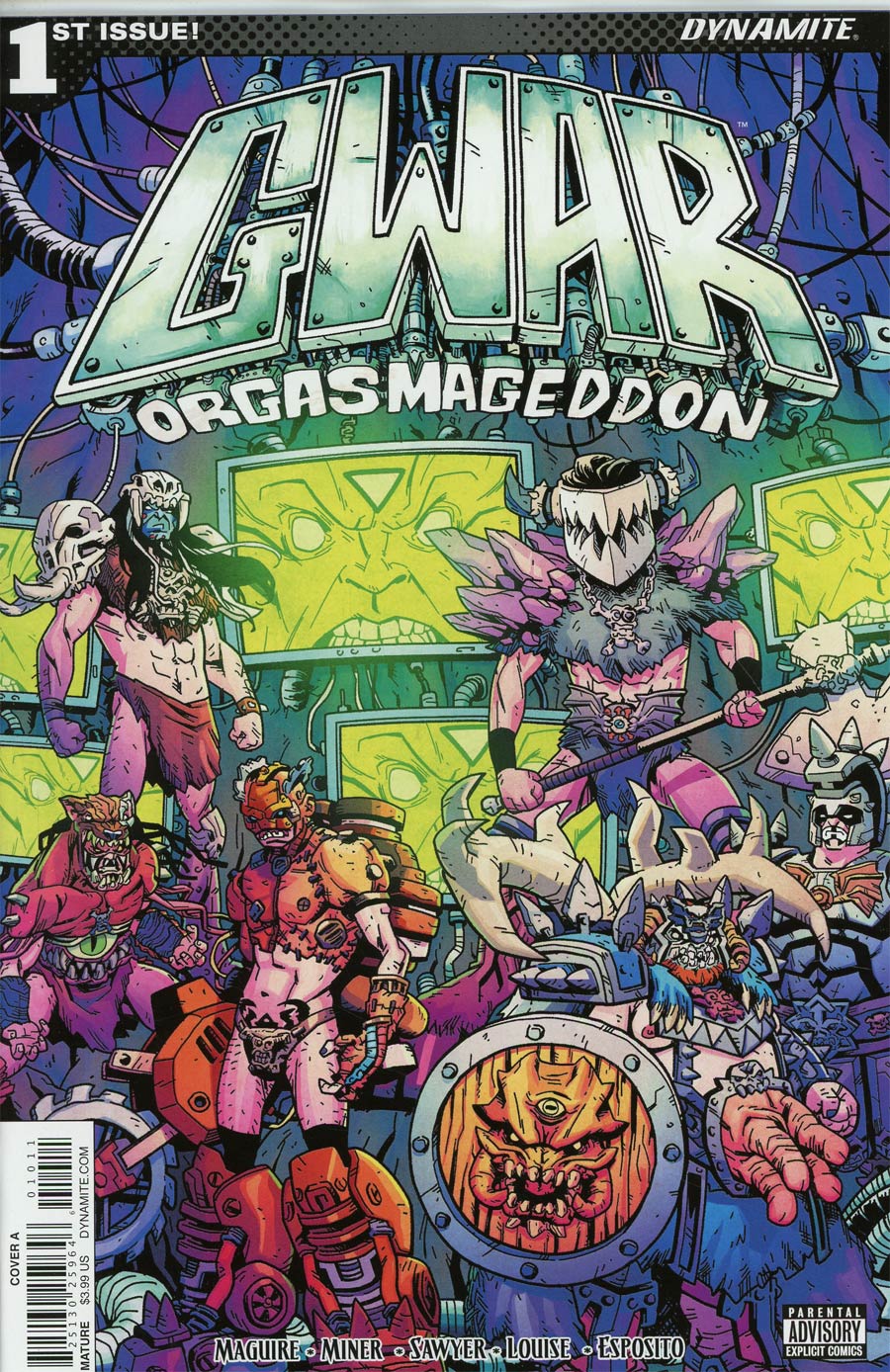 GWAR Orgasmageddon #1 Cover A Regular Jonathan Brandon Sawyer Cover