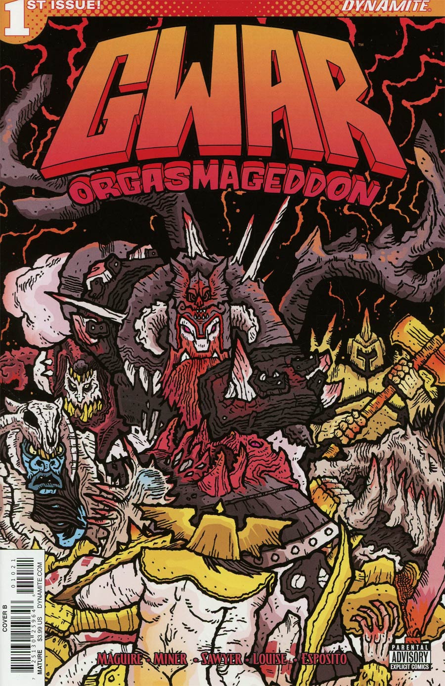 GWAR Orgasmageddon #1 Cover B Variant Scott Wygmans Cover