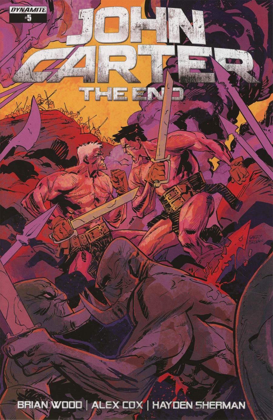 John Carter The End #5 Cover A Regular Garry Brown Cover