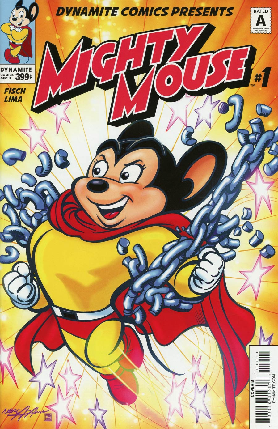 Mighty Mouse Vol 5 #1 Cover B Variant Neal Adams Cover