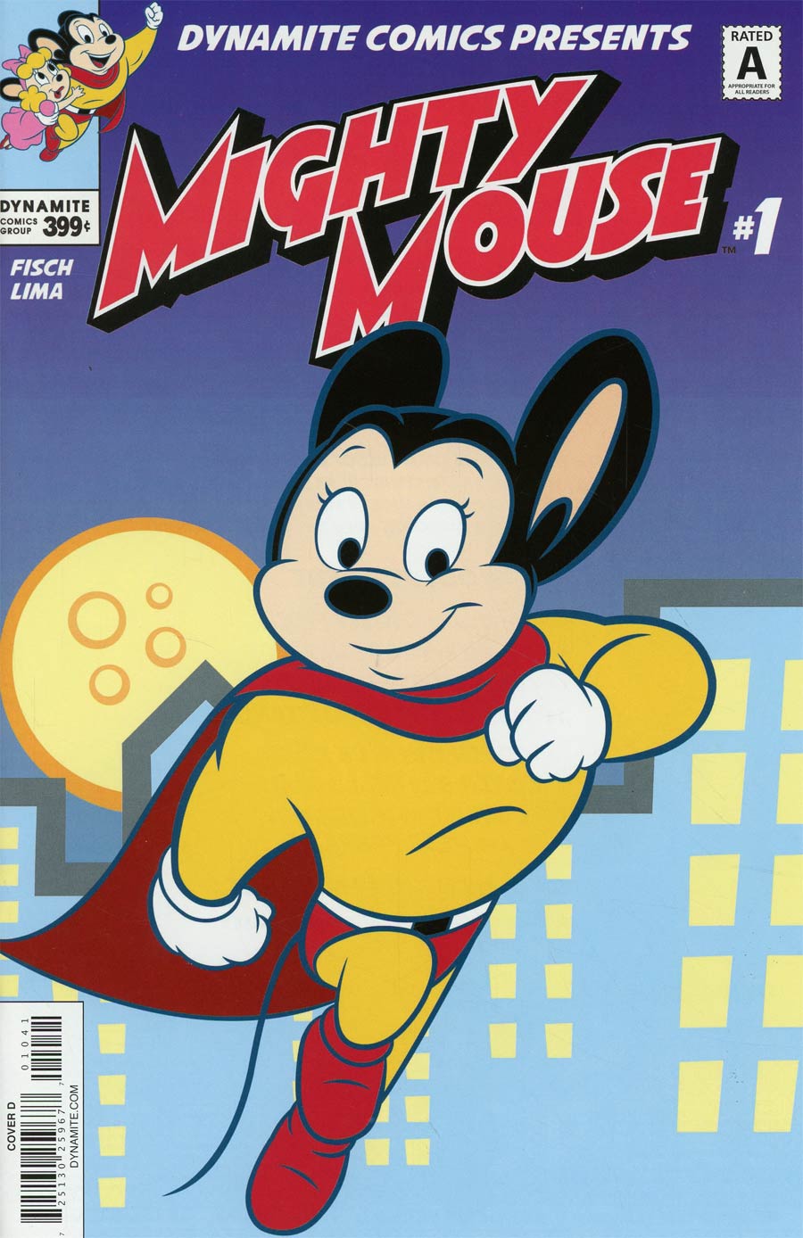 Mighty Mouse Vol 5 #1 Cover D Variant Classic Mighty Mouse Cover
