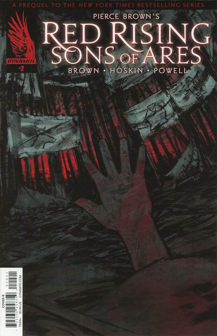 Pierce Browns Red Rising Sons Of Ares #2 Cover B Variant Eli Powell Cover