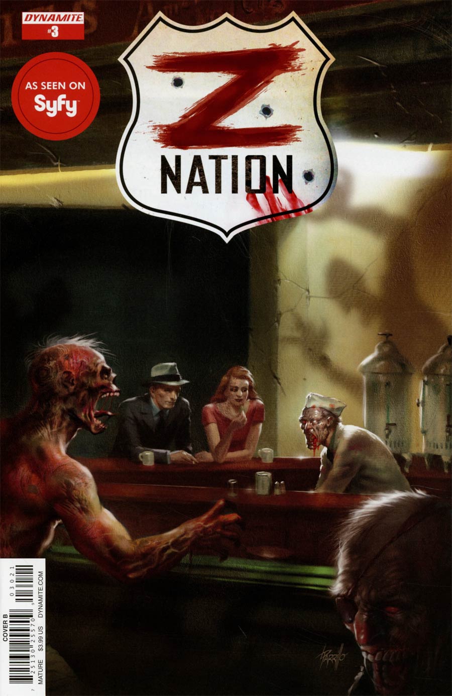 Z Nation #3 Cover B Variant Lucio Parrillo Cover