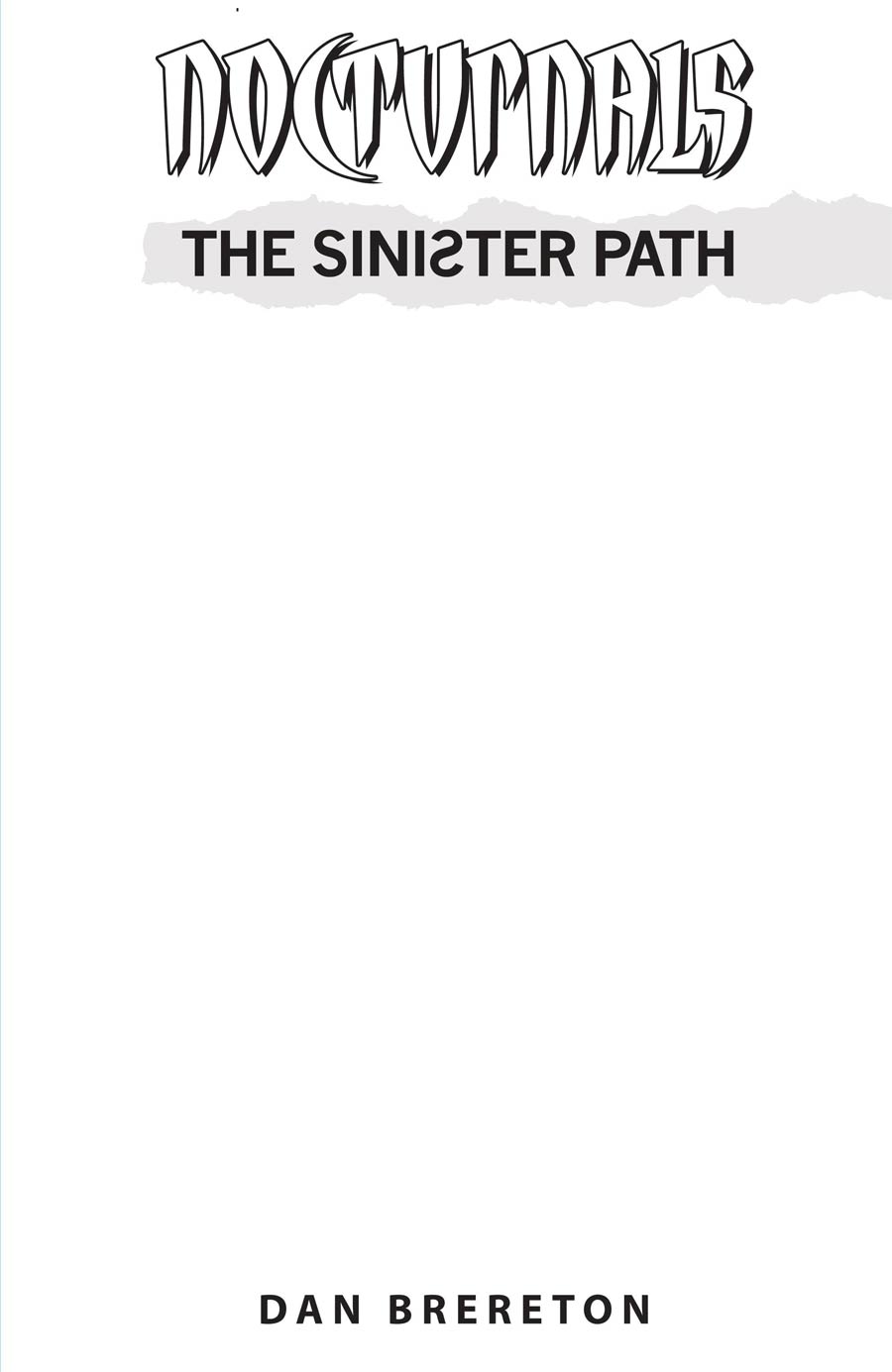 Nocturnals Sinister Path GN Variant Blank Cover