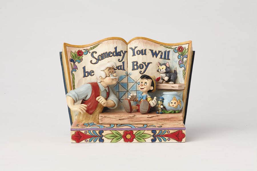 Disney Traditions Pinocchio Storybook Figurine