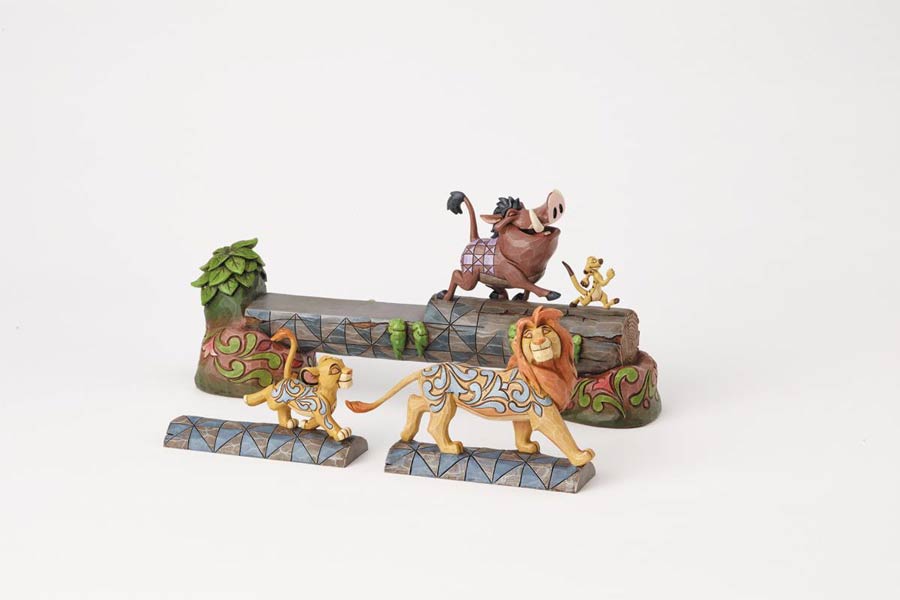 Disney Traditions Simba Timon & Pumbaa Figurine
