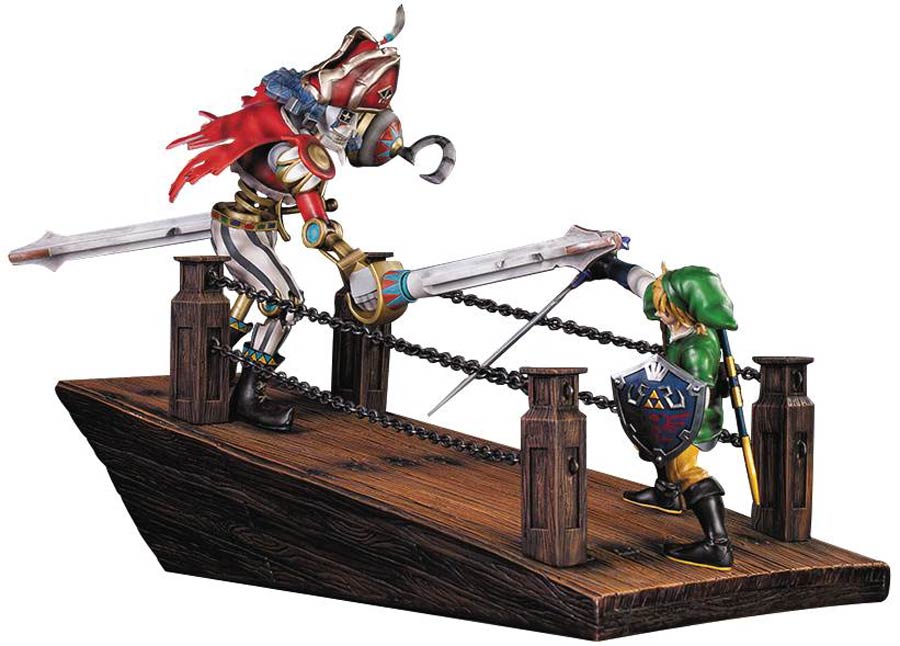 Legend Of Zelda Skyward Sword Link vs Scervo Diorama Statue