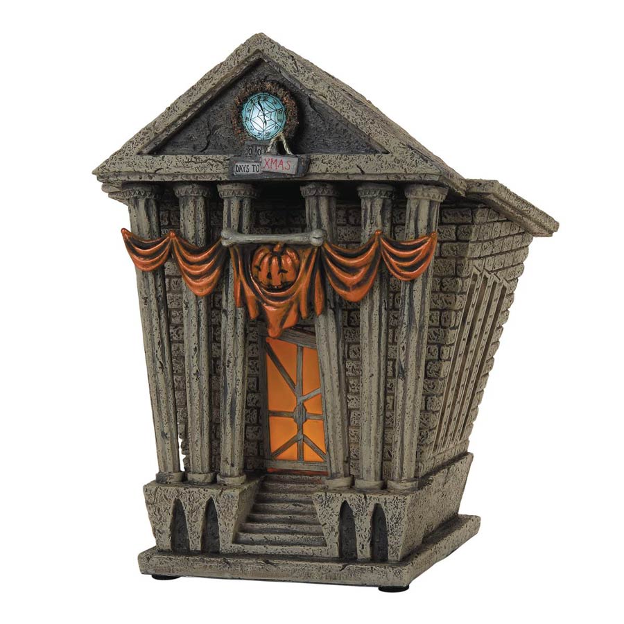 Nightmare Before Christmas Village Collection Halloween Town City Hall Figurine